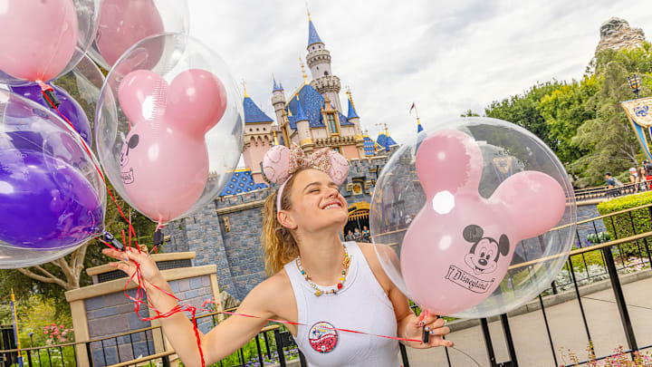 Joey King Visits Disneyland Park