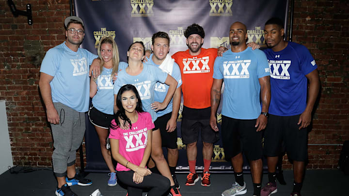 The Challenge stars pose at the Ultimate Fan Experience