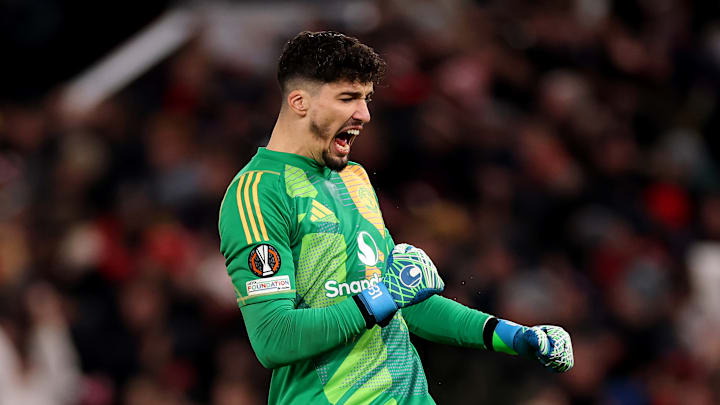 Altay Bayindir celebrates