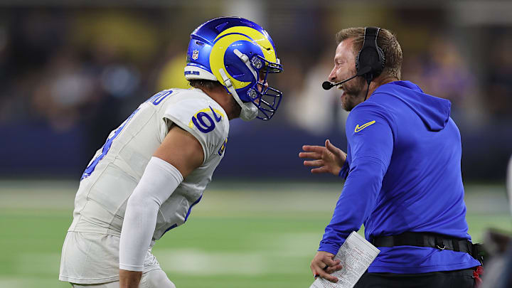 Minnesota Vikings v Los Angeles Rams, Sean McVay, Matthew Stafford