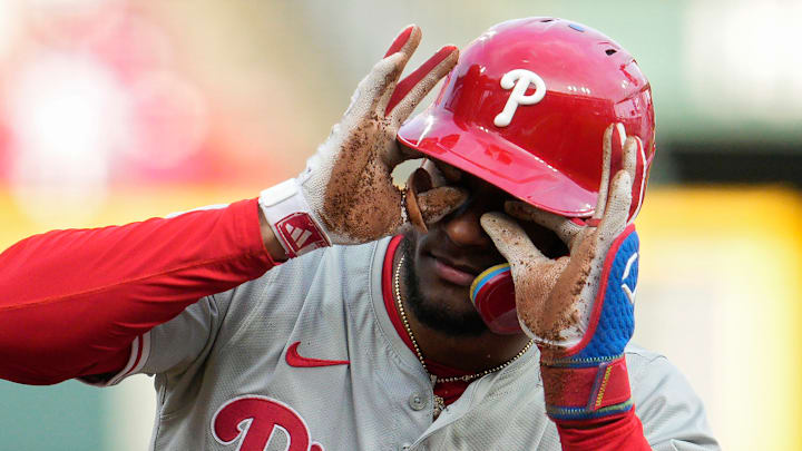 Philadelphia Phillies center fielder Johan Rojas