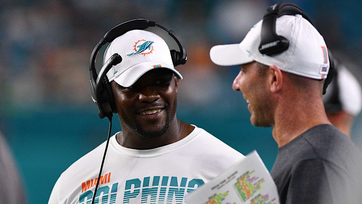 Danny Crossman was a leftover from the Brian Flores staff and has not made any marked improvement in four seasons. Why he still has a job is beyond words, but Mike McDaniel did his best Tuesday to explain his decision to keep him.