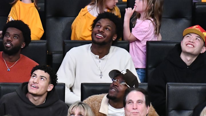 Celebrities At The Los Angeles Lakers Game