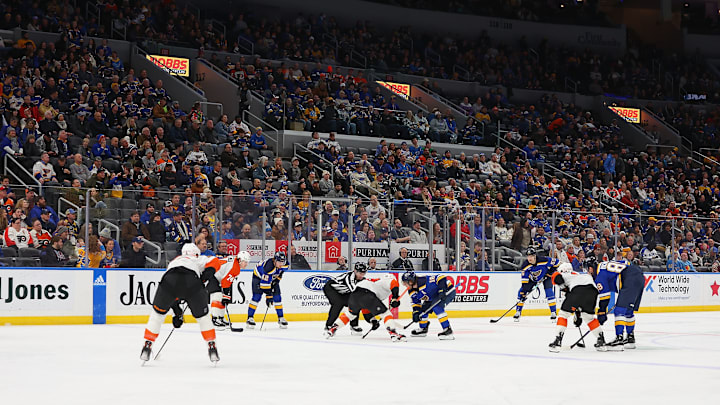 The Blues come in desperate for points, while the Flyers look to hold their playoff position in the East.