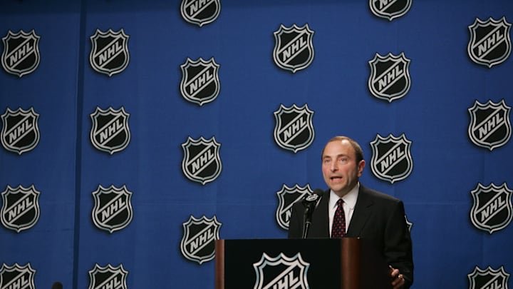 NHL Holds Press Conference And Draft Pick Lottery
