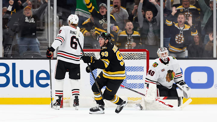 Chicago Blackhawks v Boston Bruins