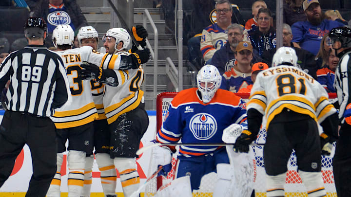 Boston Bruins v Edmonton Oilers