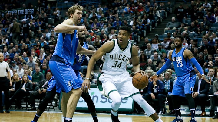 Dallas Mavericks, Giannis Antetokounmpo, Dirk Nowitzki
