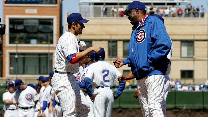 Milwaukee Brewers v Chicago Cubs Milwaukee Brewers v Chicago Cubs