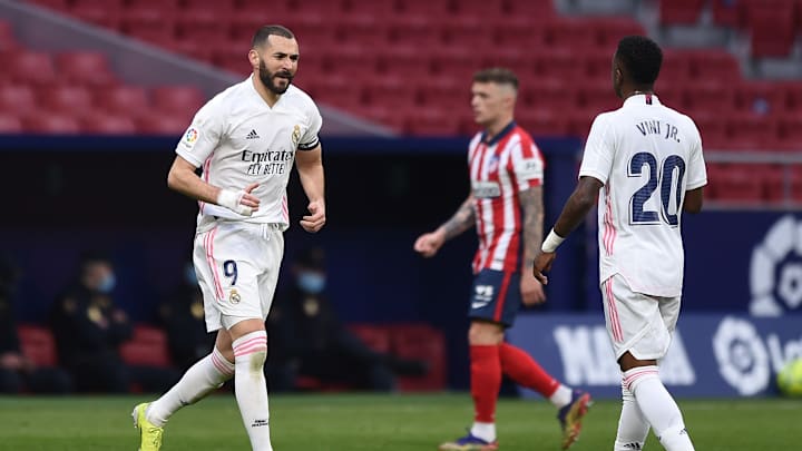 Karim Benzema y Vinicius Junior Karim Benzema y Vinicius Junior