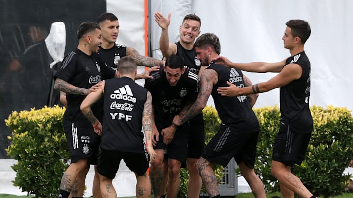 Angel Correa, Leandro Paredes, Giovani Lo Celso, Rodrigo De Paul, Paulo Dybala, Angel Di Maria