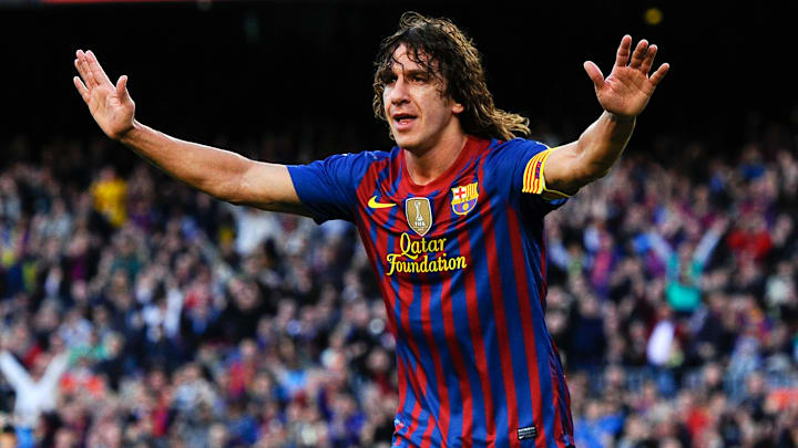El jugador Carles Puyol. El jugador Carles Puyol.