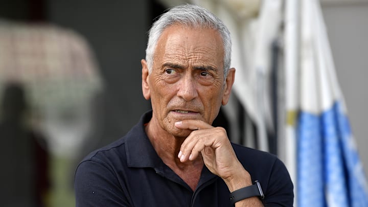 Il presidente della FIGC, Gabriele Gravina