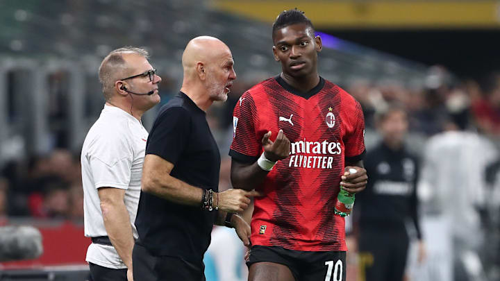 Pioli e Leao