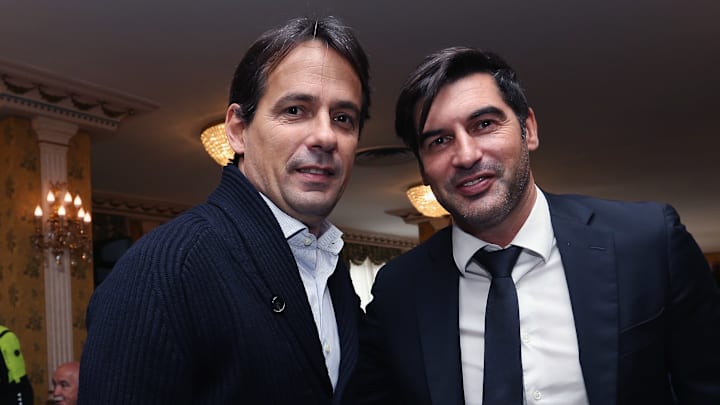 Simone Inzaghi e Paulo Fonseca Simone Inzaghi e Paulo Fonseca