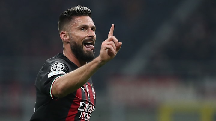 Olivier Giroud balançou a rede em três dos últimos quatro jogos do Milan 