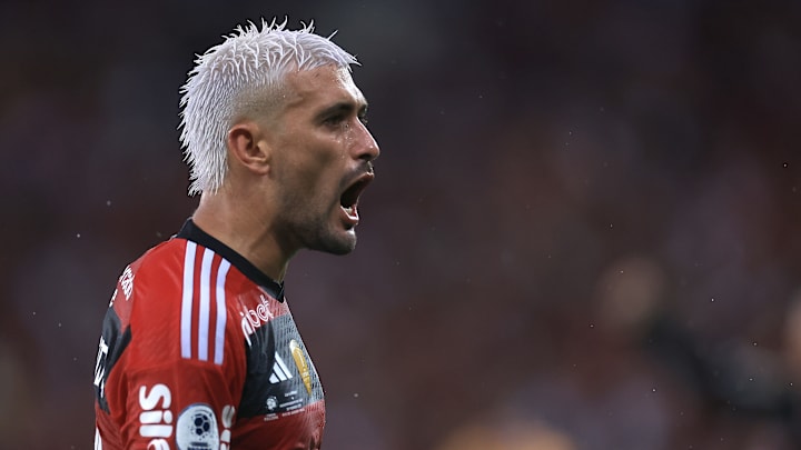 Arrascaeta está com o Flamengo principal nos Estados Unidos.