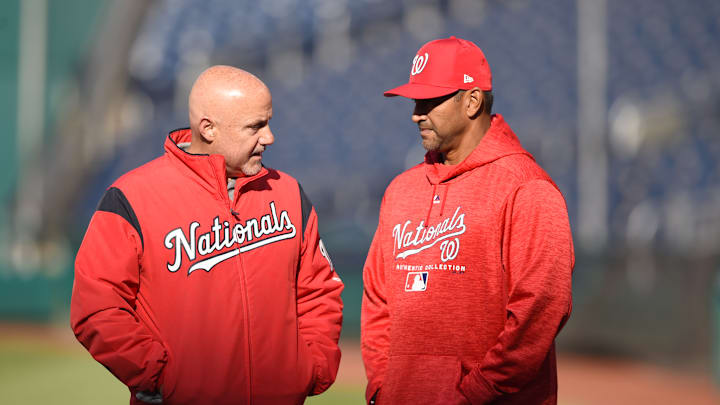 GM Mike Rizzo and Manager Davey Martinez 