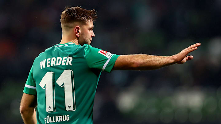 Gegen Fortuna Düsseldorf muss Werder auf Niclas Füllkrug verzichten.