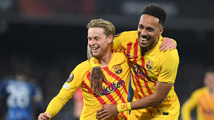 Frenkie de Jong und Pierre-Emerick Aubameyang