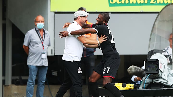 Steffen Baumgart und Anthony Modeste