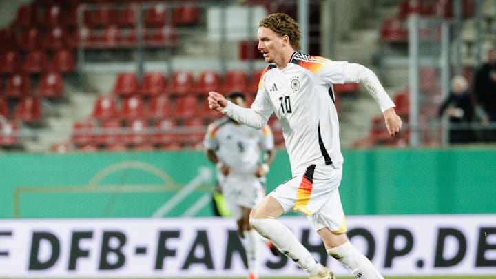 Nick Woltemade im Einsatz für die U21-Nationalmannschaft