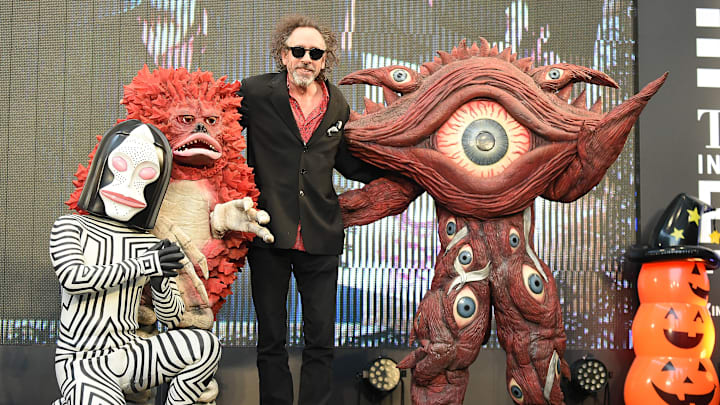 Tim Burton at the "The World Of Tim Burton" press preview in Tokyo