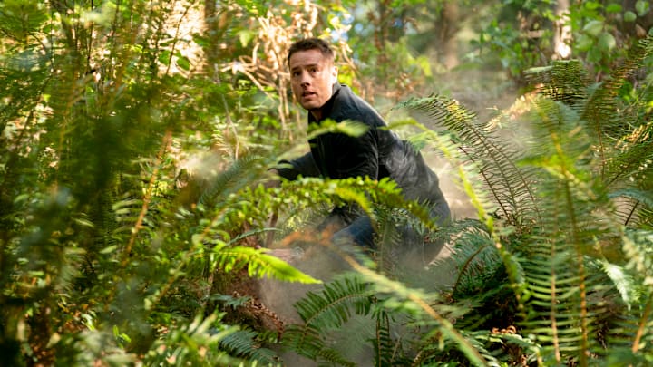 “Klamath Falls” – Colter Shaw, a lone-wolf survivalist who roams the country as a reward seeker, using his expert tracking skills to help private citizens and law enforcement solve all manner of mysteries while contending with his own fractured family. In the premiere episode, Colter’s handlers, Velma and Teddi Bruin, send him to Klamath Falls, Ore., to investigate the disappearance of 14-year-old Gil Brown who is suspected to have been taken by his birth dad with a criminal background. While