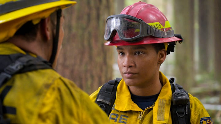 “See You Next Apocalypse” – When a family refuses to evacuate their property during a massive wildfire that is escalating quickly, Jake is faced with a heartbreaking decision, on FIRE COUNTRY, Friday, March 1 (9:00-10:00 PM, ET/PT) on the CBS Television Network, and streaming on Paramount+ (live and on demand for Paramount+ with SHOWTIME subscribers, or on demand for Paramount+ Essential subscribers the day after the episode airs)*. Pictured: Jules Latimer as Eve Edwards. Photo: Eric Milner/CBS