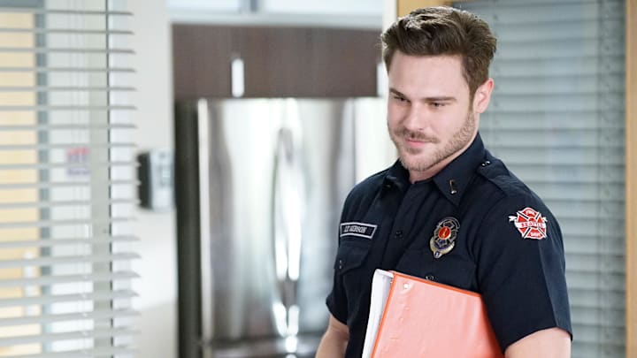GREY'S ANATOMY - "Let's All Go to the Bar" - Jo becomes a safe haven volunteer and gets a call that a baby has been dropped off at Station 19. Meanwhile, Meredith moves forward with her life after facing the medical board. Jackson takes a big step in his budding romance with Vic, while Bailey and Amelia swap pregnancy updates on the fall finale of "Grey's Anatomy," THURSDAY, NOV. 21 (8:00-9:01 p.m. EST), on ABC. (ABC/Kelsey McNeal)
GREY DAMON