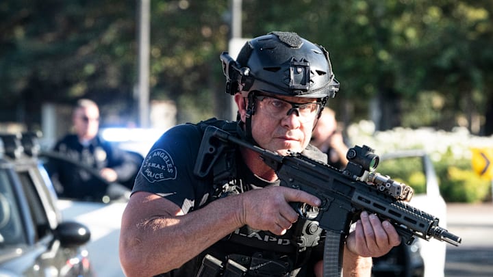“Pariah” – When faced with a series of random shootings, one SWAT member’s family connections could be the key to stopping the next attack. Also, Hondo prepares to meet Rochelle’s parents for the first time, and Tan helps Luca navigate a sensitive situation, on S.W.A.T., Friday, Jan. 6 (8:00-9:00 PM, ET/PT) on the CBS Television Network and available to stream live and on demand on Paramount+*. Pictured: Kenneth “Kenny” Johnson as Dominique Luca. Photo: Bill Inoshita/Sony Pictures Television/CBS