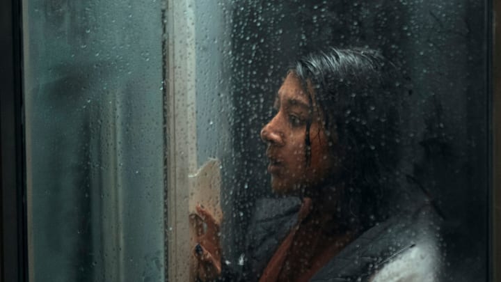 Under The Bridge -- “Looking Glass” - Episode 101 -- In 1997, on a quiet island in BC, fourteen-year-old Reena Virk attends a party and never returns home. Her disappearance intrigues a novelist returning to her hometown, who finds herself drawn into the hidden world of the teen suspects… Reena (Vritika Gupta), shown. (Photo by: Darko Sikman/Hulu)