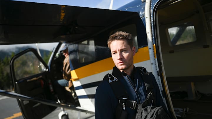 “Into the Wild” – Colter journeys into the wilderness of Idaho to help track down the owner of an aerial outfitting company’s missing adult children, and friends of Reenie’s father, who were last seen in a plane that took off during bad weather with a mysterious client on board, on the CBS Original series TRACKER, Sunday, April 28 (9:00-10:00 PM, ET/PT) on the CBS Television Network, and streaming on Paramount+ (live and on-demand for Paramount+ with SHOWTIME subscribers, or on-demand for