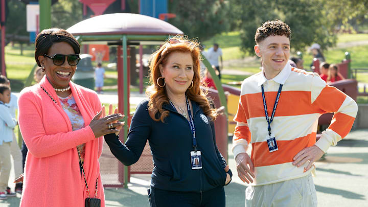 ABBOTT ELEMENTARY - "Smith Playground" - Jacob manages to pull off a schoolwide field trip to the park; however, when Abbott must share the playground, the fun and games turn competitive. Elsewhere, Mr. Johnson enjoys having an empty school to himself. WEDNESDAY, MAY 15 (9:00-9:32 p.m. EDT) on ABC. (DISNEY/Gilles Mingasson)SHERYL LEE RALPH, LISA ANN WALTER, CHRIS PERFETTI