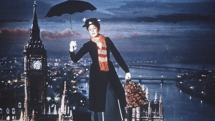 MARY POPPINS - "Mary Poppins," for which Julie Andrews won the Oscar as Best Actress in a Leading Role for her feature film debut, airs on ABC. (Disney)
JULIE ANDREWS