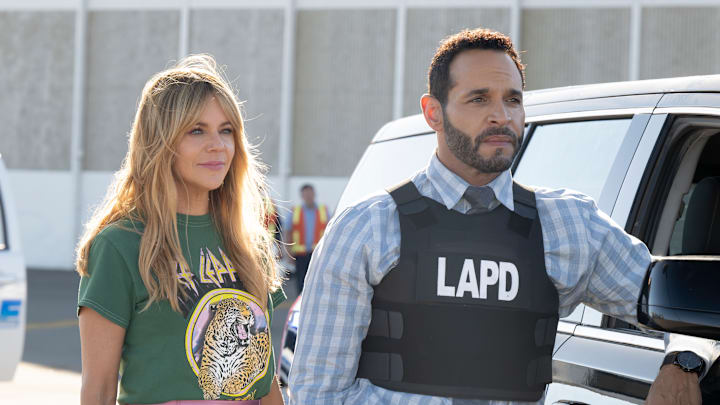 HIGH POTENTIAL - ÒPartnersÓ - The FBI joins the investigation into the murder of a controversial tech magnate, forcing Karadec to reunite with his former partner. Meanwhile, Ludo becomes overwhelmed with his increasing childcare duties. TUESDAY, FEB. 4 (9:00-10:00 p.m. EST) on ABC. (Disney/Carlos Lopez-Calleja) 
KAITLIN OLSON, DANIEL SUNJATA
