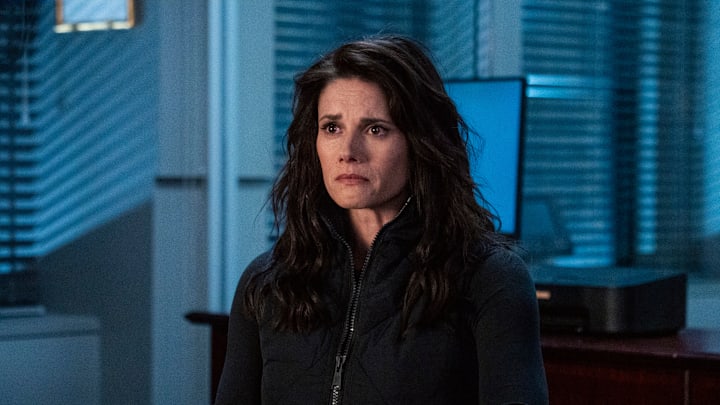 “3 Up, 3 Down” – FBI. Pictured: Missy Peregrym as Special Agent Maggie Bell. Photo: Bennett Raglin/CBS ©2026 CBS Broadcasting, Inc. All Rights Reserved.