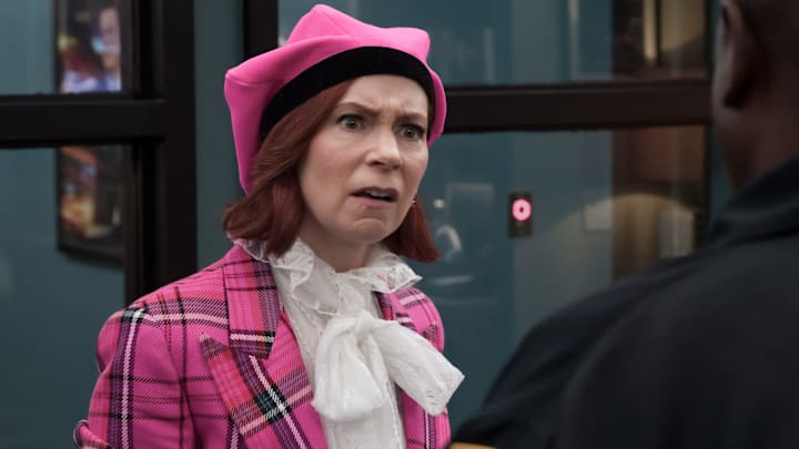“Yes, And…” – Elsbeth. Pictured (L-R): Carrie Preston as Elsbeth Tascioni and Wendell Pierce as Captain Wagner 