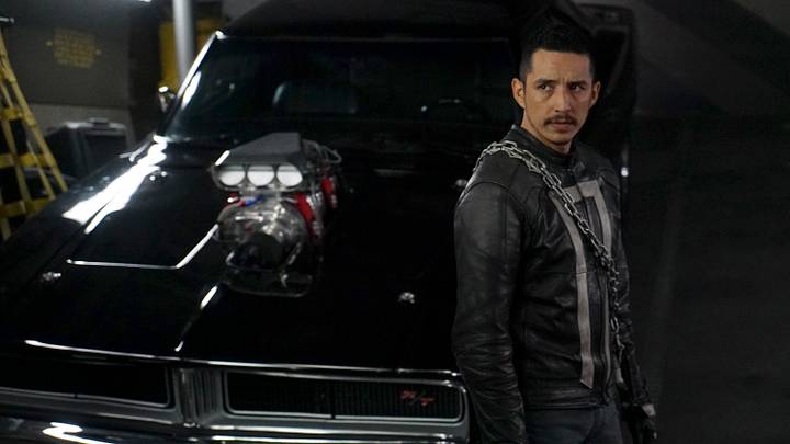 MARVEL'S AGENTS OF S.H.I.E.L.D. - "World's End" - With the surprising emergence of Ghost Rider, Coulson and the team attempt to stop Aida from ending the world on the exciting season finale of "Marvel's Agents of S.H.I.E.L.D.," TUESDAY, MAY 16 (10:00-11:00 p.m. EDT), on The ABC Television Network. (ABC/Eric McCandless)
GABRIEL LUNA MARVEL'S AGENTS OF S.H.I.E.L.D. - "World's End" - With the surprising emergence of Ghost Rider, Coulson and the team attempt to stop Aida from ending the world on the exciting season finale of "Marvel's Agents of S.H.I.E.L.D.," TUESDAY, MAY 16 (10:00-11:00 p.m. EDT), on The ABC Television Network. (ABC/Eric McCandless)
GABRIEL LUNA