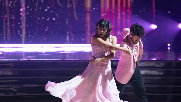 DANCING WITH THE STARS - ÒFinaleÓ - Once again, the finale episode will have five couples competing for a chance at winning the coveted Len Goodman Mirrorball Trophy. The finalists will each perform a redemption dance assigned by our judges, plus an unforgettable freestyle routine. TUESDAY, NOV. 26 (8:00-11:00 p.m. EST) on ABC. XOCHITL GOMEZ, VAL CHMERKOVSKIY