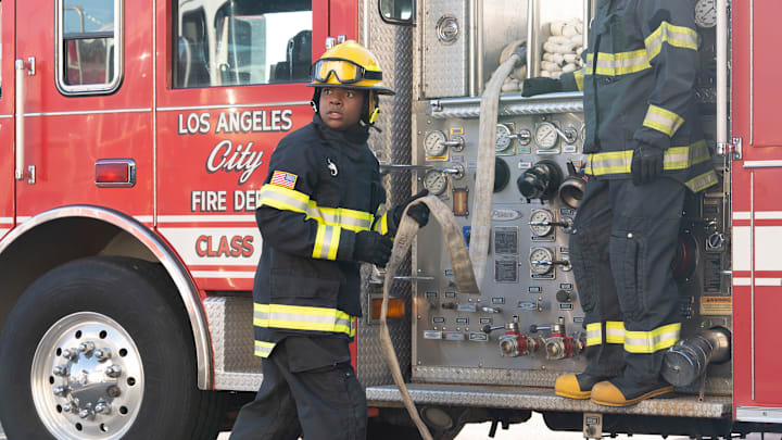 9-1-1: “Fighting Back” - As Hen continues to seek out a diagnosis for her mysterious symptoms, her friends and family rally behind her. Meanwhile, Harry hits a wall in his attempts to complete the academy firefighting exam and looks for some much-needed motivation. THURSDAY, JAN. 22 (8:00-9:00 p.m. EST) on ABC. (Disney/Christopher Willard)
ELIJAH M. COOPER 9-1-1: “Fighting Back” - As Hen continues to seek out a diagnosis for her mysterious symptoms, her friends and family rally behind her. Meanwhile, Harry hits a wall in his attempts to complete the academy firefighting exam and looks for some much-needed motivation. THURSDAY, JAN. 22 (8:00-9:00 p.m. EST) on ABC. (Disney/Christopher Willard)
ELIJAH M. COOPER