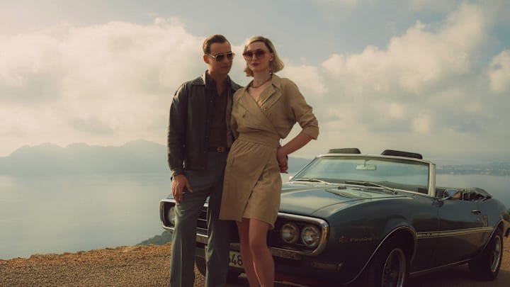 Joan -- “Episode Two -- Image Number: JOA102_0003r -- Pictured (L-R): Frank Dillane as Boisie and Sophie Turner as Joan -- Photo: ITV -- © 2024 Snowed-In Productions. All Rights Reserved.
