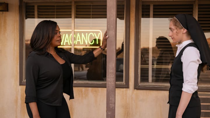 FX's Grotesquerie -- Episode 5 (airs Wednesday, October 9 at 10 p.m. ET/PT) Pictured: Niecy Nash as Lois Tryon, Micaela Diamond as Sister Megan.