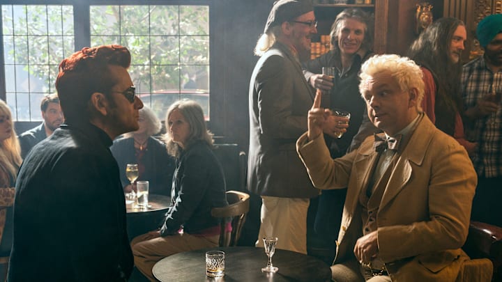 David Tennant (Crowley), Michael Sheen (Aziraphale)