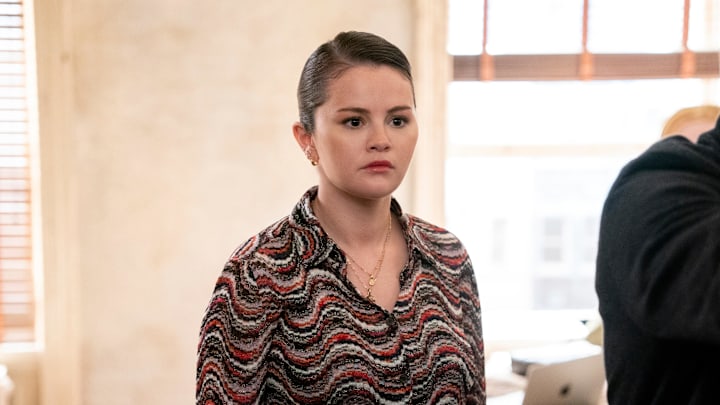 ONLY MURDERS IN THE BUILDING - “My Best Friend’s Wedding” - The final answers to our season are revealed - but not before the trio faces mortal danger and an Arconia wedding. (Disney/Patrick Harbron)
SELENA GOMEZ