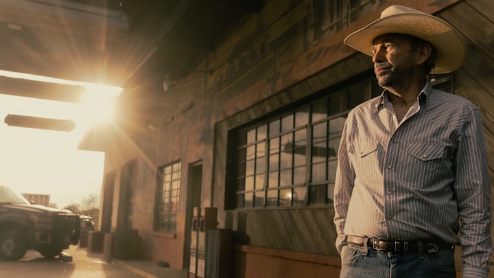 Billy Bob Thornton as Tommy Norris in season 1, episode 7 of Landman streaming on Paramount+. Photo credit: Emerson Miller/Paramount+.