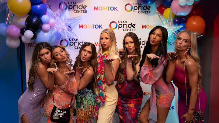 THE SECRET LIVES OF MORMON WIVES - Season 3 - Disney/Mason Cameron
TAYLOR FRANKIE PAUL, JENNIFER AFFLECK, JESSI NGATIKAURA, MAYCI NEELEY, MIKAYLA MATTHEWS, LAYLA TAYLOR, MIRANDA MCWHORTER