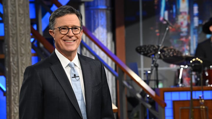 The Late Show with Stephen Colbert and guest Joe Dombrowski during Tuesday’s September 2, 2025 show. Photo: Scott Kowalchyk ©2025 CBS Broadcasting Inc. All Rights Reserved.