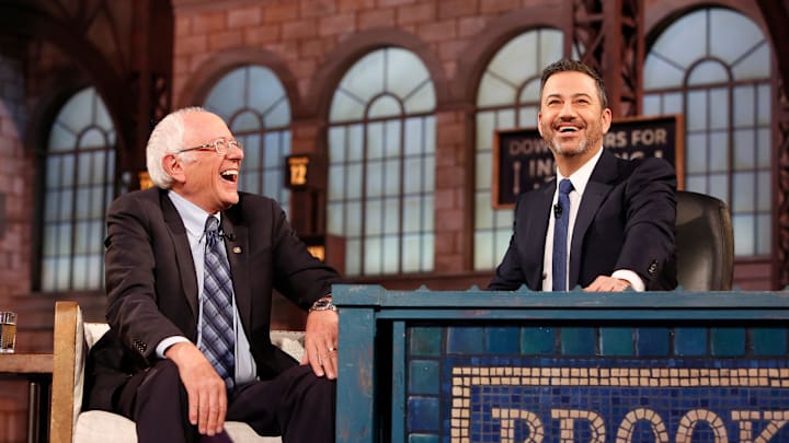 SENATOR BERNIE SANDERS, JIMMY KIMMEL