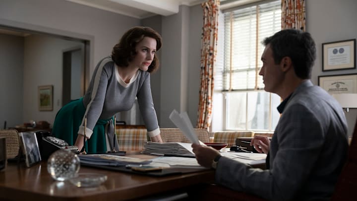 Rachel Brosnahan (Miriam 'Midge' Maisel), Reid Scott (Gordon Ford)